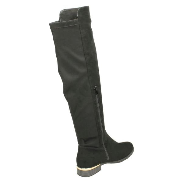 Spot On Ladies Spot On Over The Knee Boots F4446