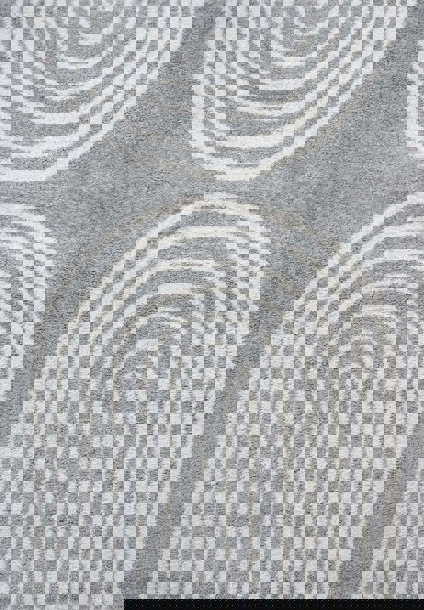 Moodi Shaggy Grey Rug, scandinavian design, underfloor heating | THE RUGS