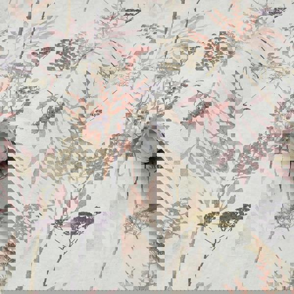Superfresco Easy Solstice Leaves Wallpaper - Pink - 10m
