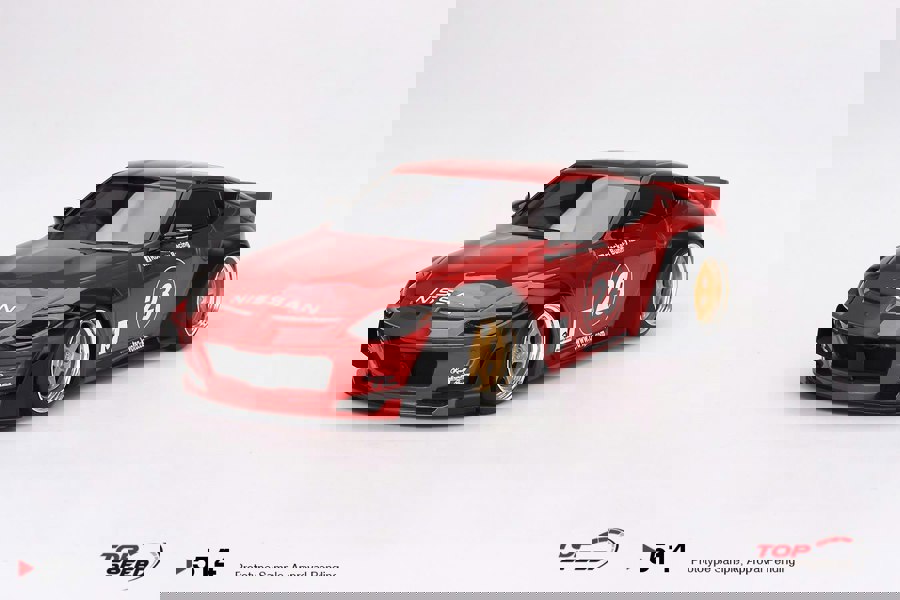 TSM Nissan Fairlady Z RZ34 Pandem Passion Red 1:18 Scale TSM TS0514
