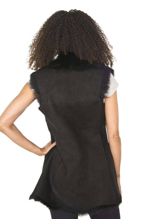 Infinity Leather Women's Toscana Sheepskin Long Gilet-Sorocaba