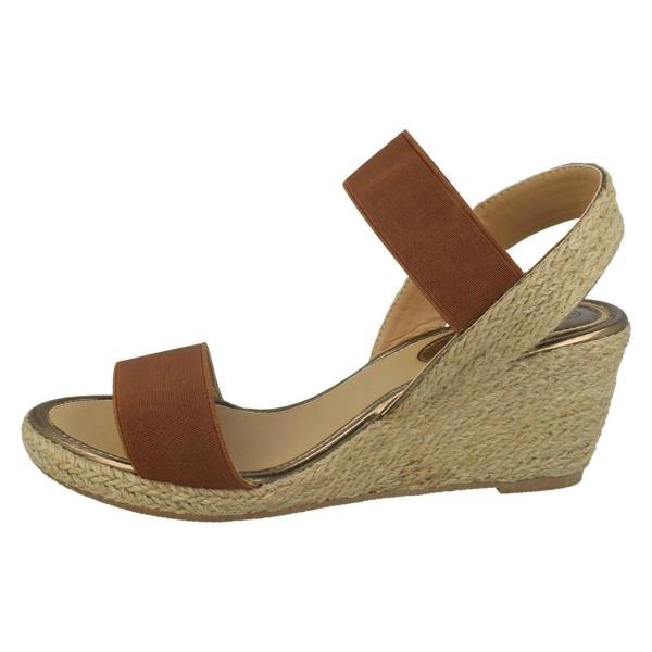 Savannah Ladies Savannah High Rope Wedge Sandals F10865