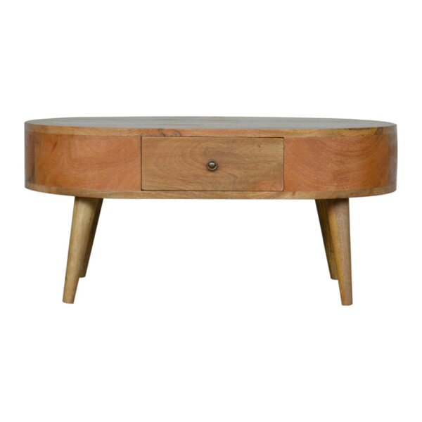Artisan Furniture Solid Wood London Coffee Table, 2 Drawers, Beige