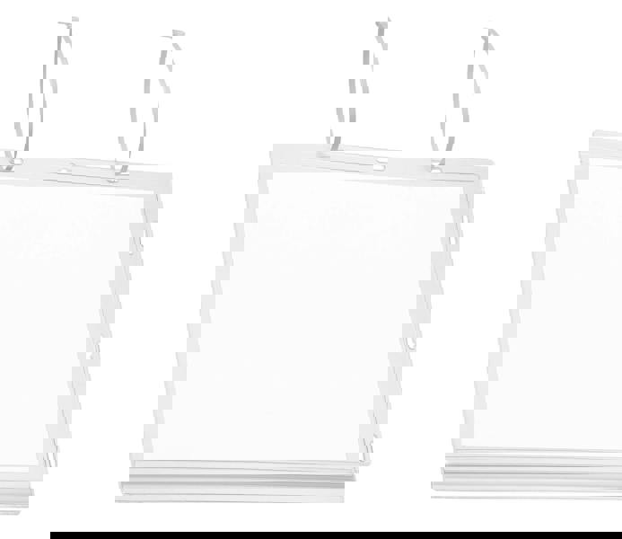 Durable Water Resistant UV Anti-Reflective Cable Tie Pockets | 5 Pack | A4 Clear