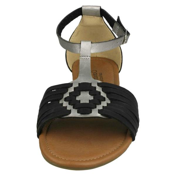 Savannah Ladies Savannah T-Bar Weave Sandals