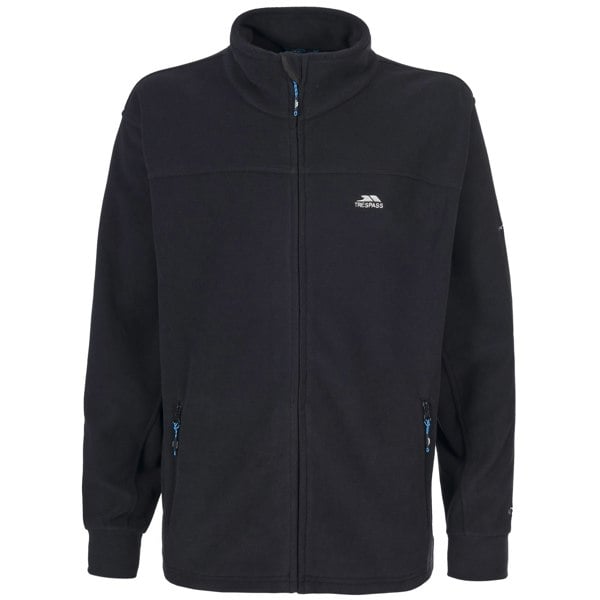 Trespass Men's Bernal Full Zip Fleece Jacket - Black