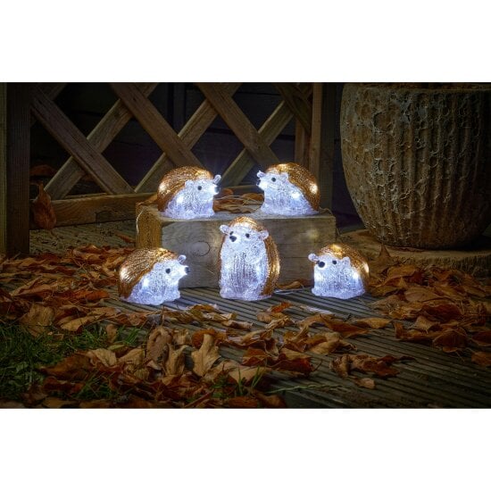 MySmartBuy InLit Ice Hedgehogs Set of 5