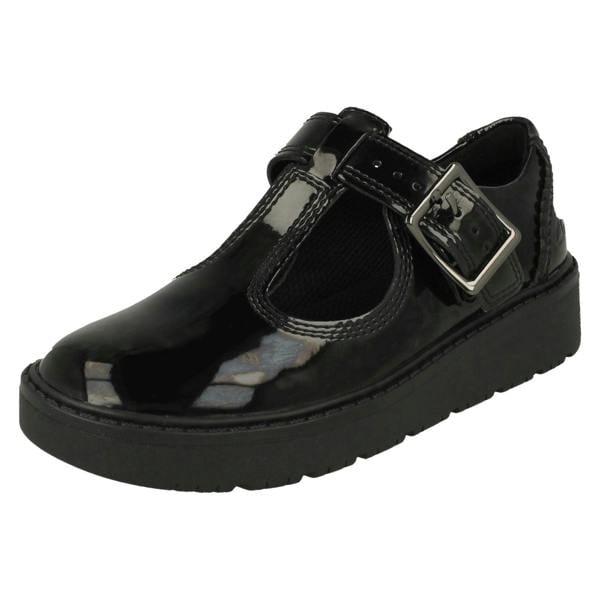 Clarks Girls Clarks Wedge T-Bar Shoes Plain Move K
