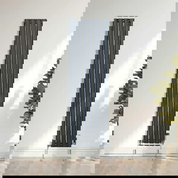 Monstershop Oval Column Radiator – 1600mm x 480mm – Anthracite Grey