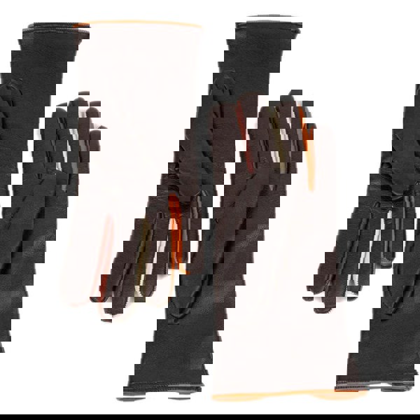 Embassy London Toasty - Dark Brown - Women's quality Italian leather gloves lined with thin wool