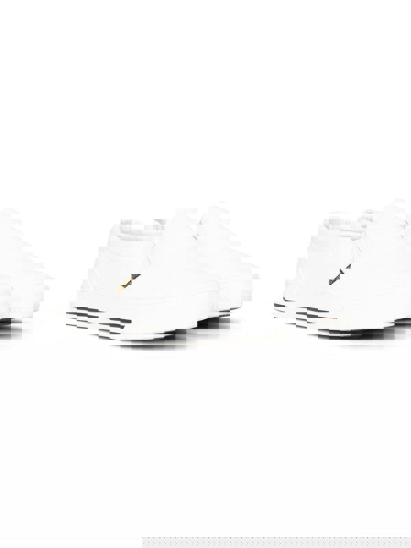 Crosshatch Ramp MVE Pumps White Mono