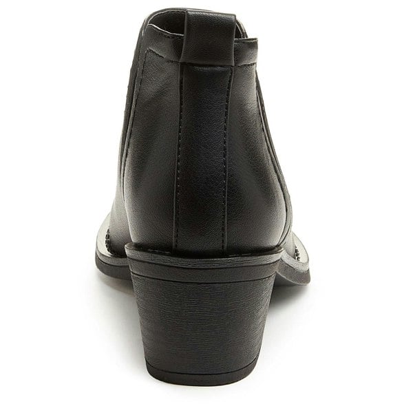 Rocket Dog York Polyurethane Women's Black Heeled Ankle Boots