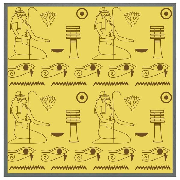 Benjamin Tate Design Pattern of egyptian hieroglyphics (Picture Frame)