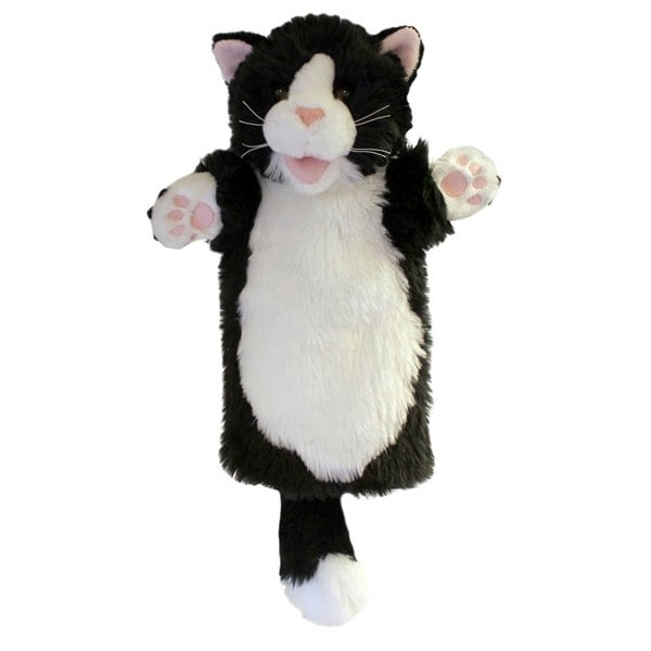 The Puppet Company Cat - Black & White - Long-Sleeved