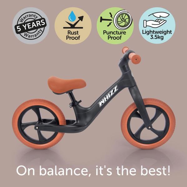 tickit Whizz Balance Bike - Black