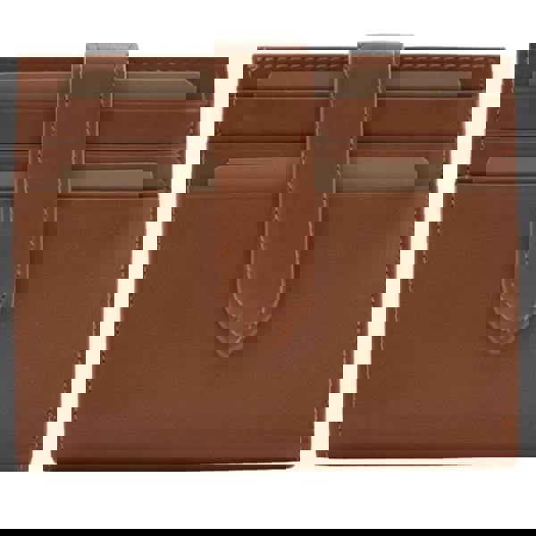 Mala Leather Origin Plain Leather Tabbed Card & Note Holder