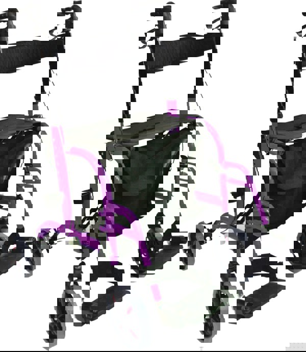 Aidapt Duo Rollator And Transit Chair Purple