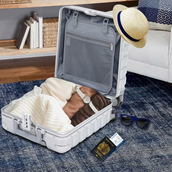 Flight Knight 45x36x20cm Hard Shell EasyJet Free Carry on Cabin Suitcase Travel Bag