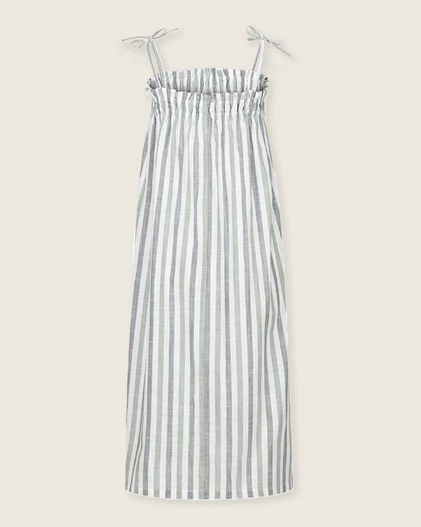 Anna Multicolur Multifunctional Stripe Print Maxi Skirt- image 6