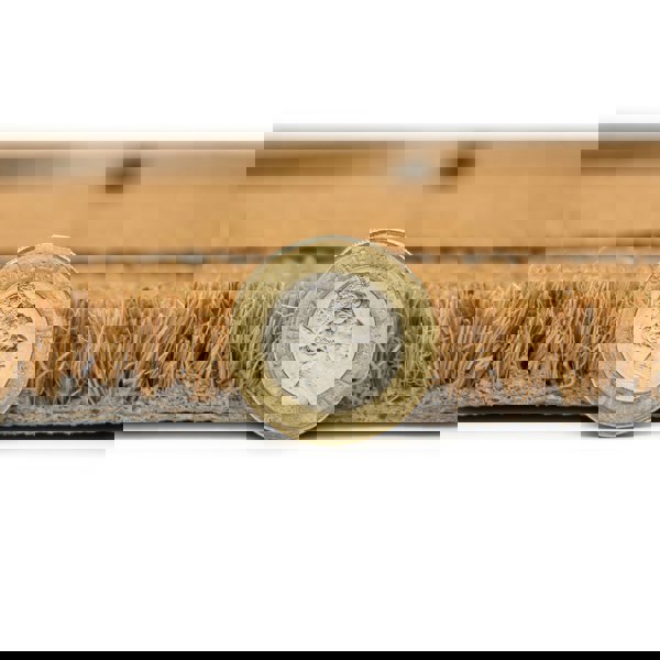 JVL Eco-Friendly Latex Backed Coir Entrance Doormat, 60x90cm - Heart Home Welcome