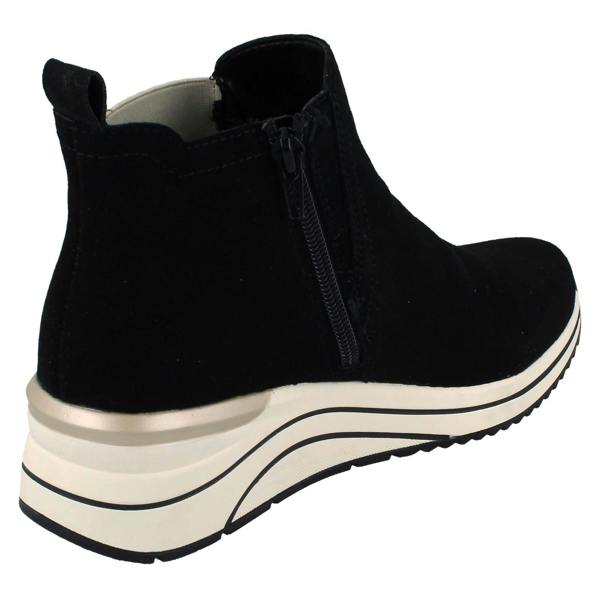 Remonte Ladies Remonte Wide Fit Casual Wedge Ankle Boots  D0T75