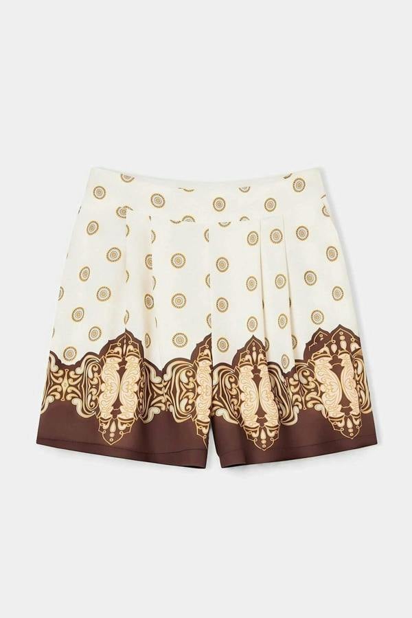 WOVCOR Patterned Lined Short