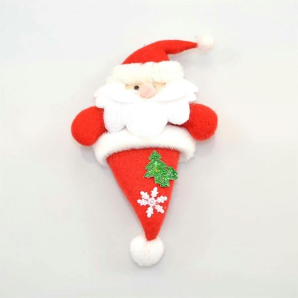 3 Soft Teddy Christmas Tree Hanging Decorations, Multicolour Foam Novelty Home Decor image 3