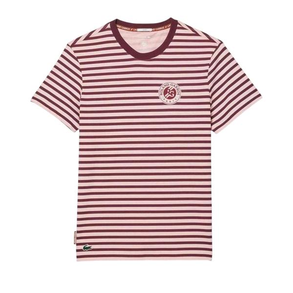 Lacoste Unisex Adult Roland Garros Edition Regular Tennis T-Shirt - Pink - 