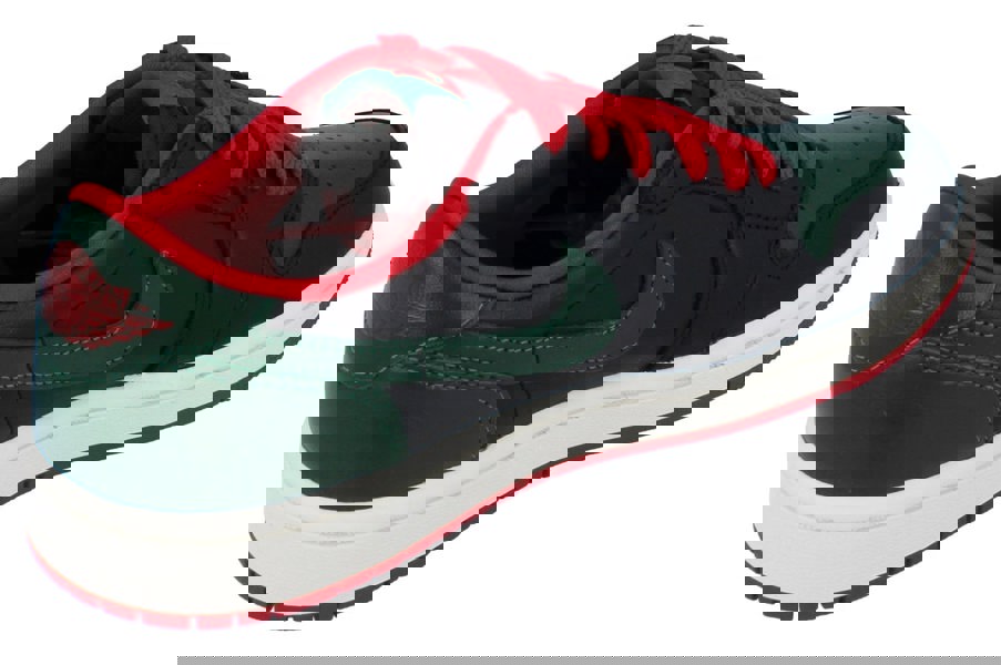 Nike Womens Air Jordan 1 Retro Low Og Trainers Cz0775  036 - Black Gorge Green Varsity Red 036 - Photo 2