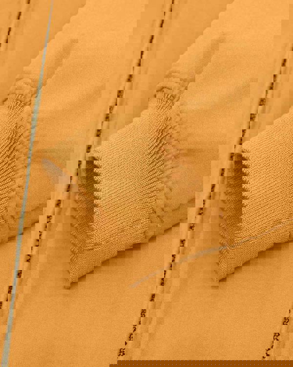 Lambretta Mens ShowerProof Classic Harrington MOD Scooter Jacket Coat, close-up of the sleeve cuff showing the ribbed knit fabric and the smooth outer material.