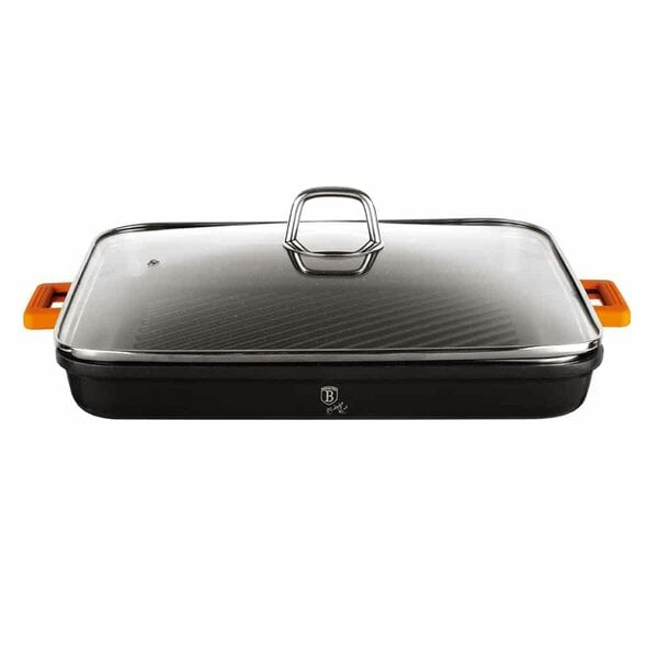 Berlinger Haus 34 cm Grill Pan with Lid - Premium Cookware