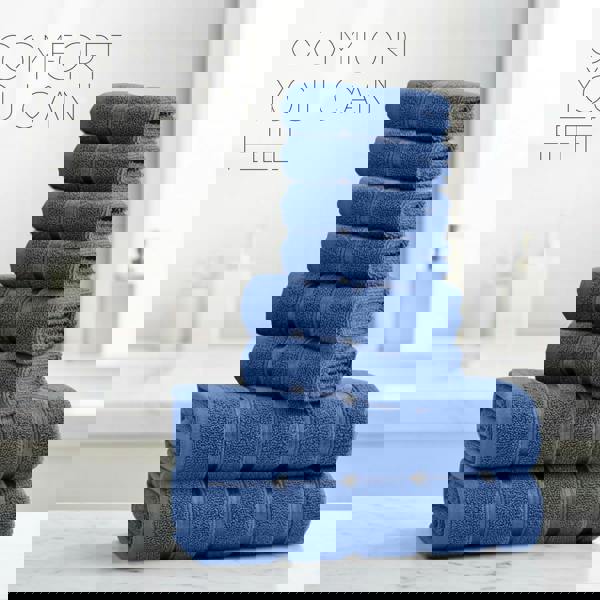 Smart Living Boston 8 PCS Towel Bale Set - Royal Blue