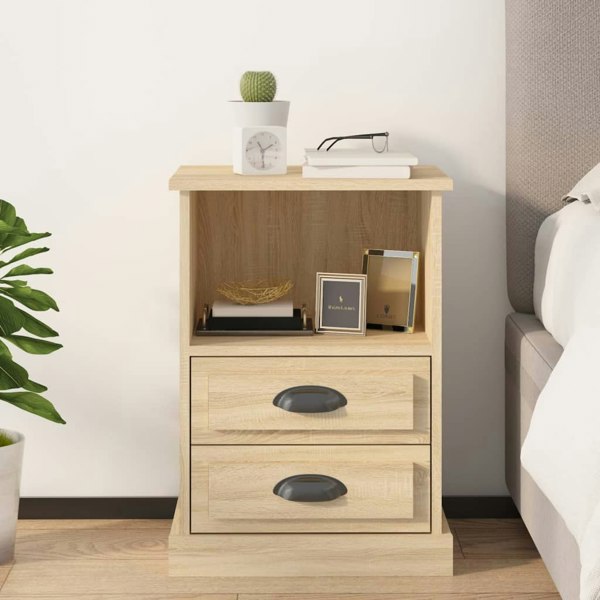 Berkfield Bedside Cabinet Sonoma Oak 43x36x60 cm