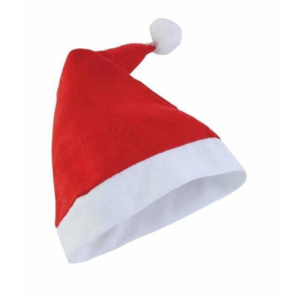 Adult Size Christmas Felt Santa Hat Pack of 100 Soft Lightweight Decorative Party Hats image 4