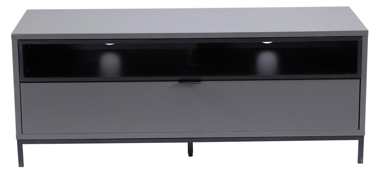 Dorel Home Chaplin TV-Stand with 1 Flap Charcoal
