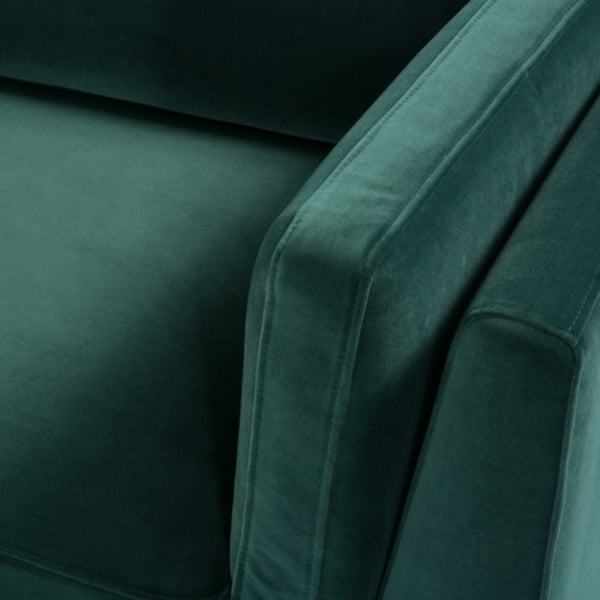 Mickey 3 Seat Sofa - Emerald Green