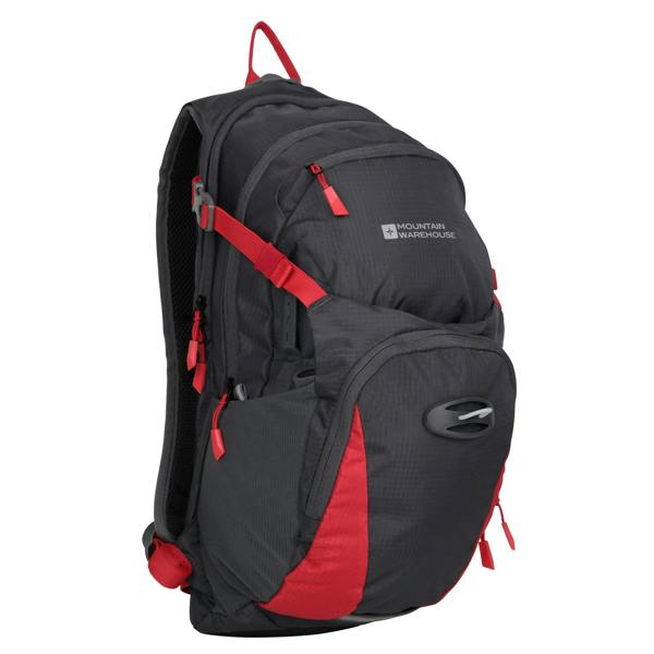 Mountain Warehouse Unisex Adult Water Resistant 22L Bike Bag - Black Solid - 