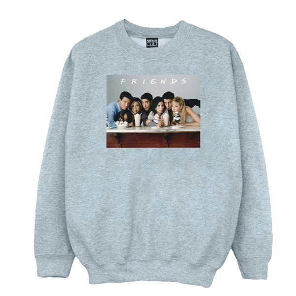 Friends Girls Group Photo Milkshakes Sweatshirt - Sports Grey