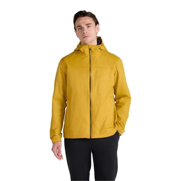 Animal Mens Torrent Lightweight Waterproof Jacket - Mustard - 