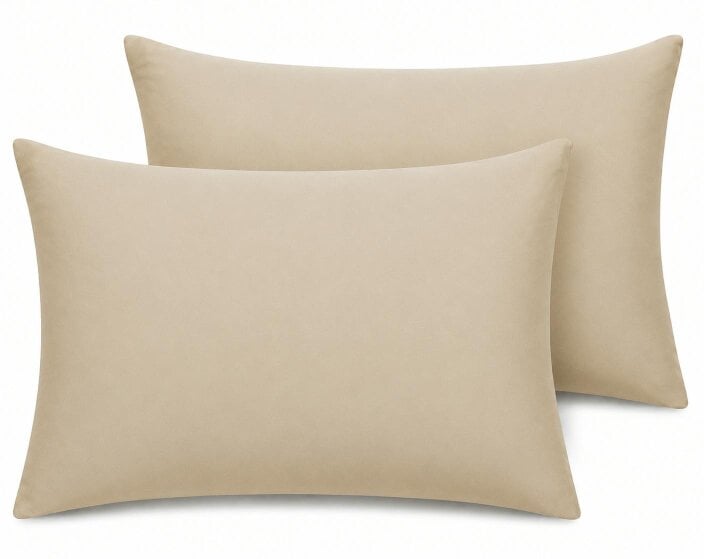 Night Zone 180 Thread Count Percale Pillowcases Pair – Crisp Easy Care Bed Linen