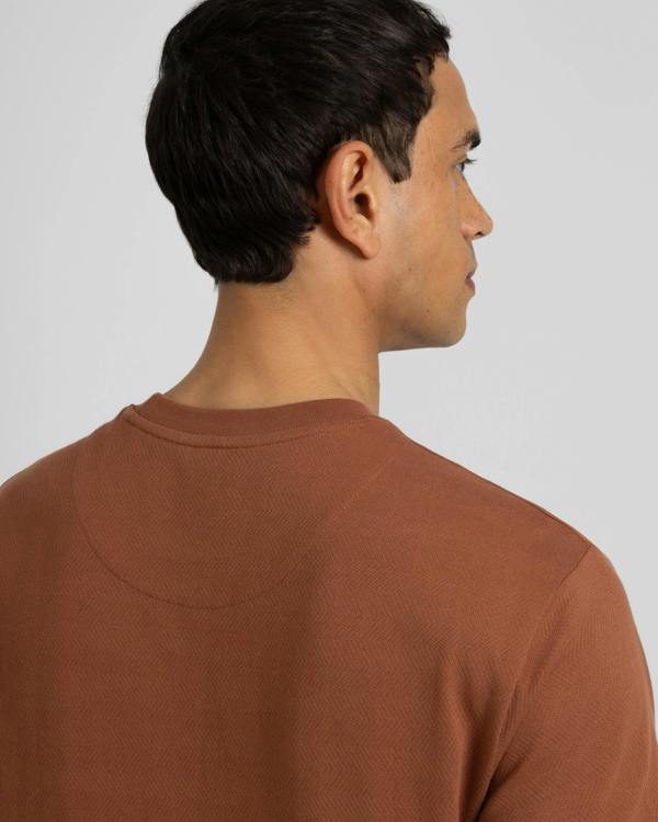 Steel & Jelly Hanbury - Herringbone Jacquard Texture T-Shirt