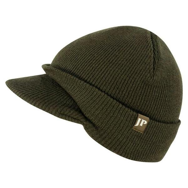 Green Jack Pyke Jeep Hat a classic beanie peaked hat perfect for farmers and dog walkers