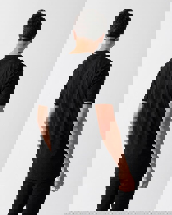 HUGO Diragolino212 Label Logo Mens T-Shirt NOS - Black 001