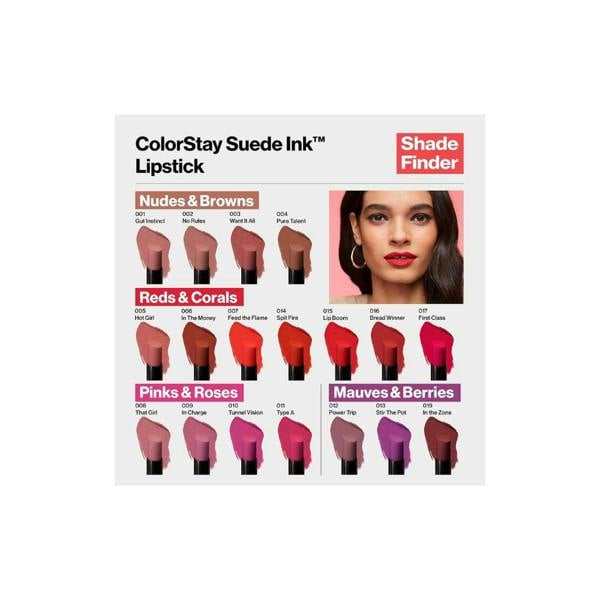 Revlon Colorstay Suede Ink Lipstick - 012 Power Trip