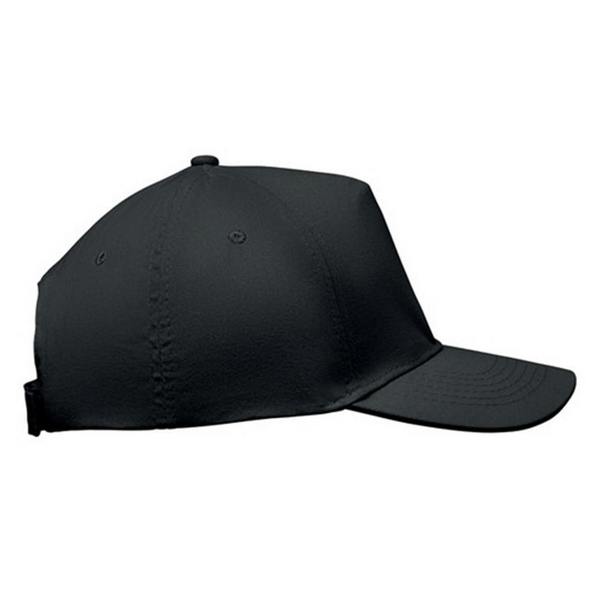 MidOcean Sunny 5 Panel Baseball Cap - Black - 