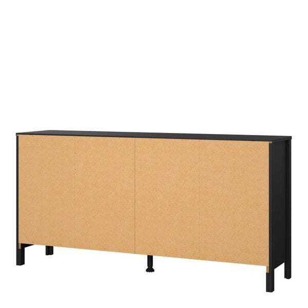 Wyld Haus Gossmere Matt Black Large Chest 8 Drawers