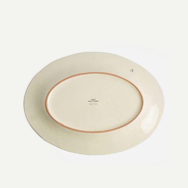 Hot Pottery Serving Platter Pistachio