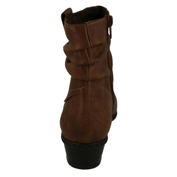Rieker Ladies Rieker Fleece Lined Ankle Boots Y0771/24
