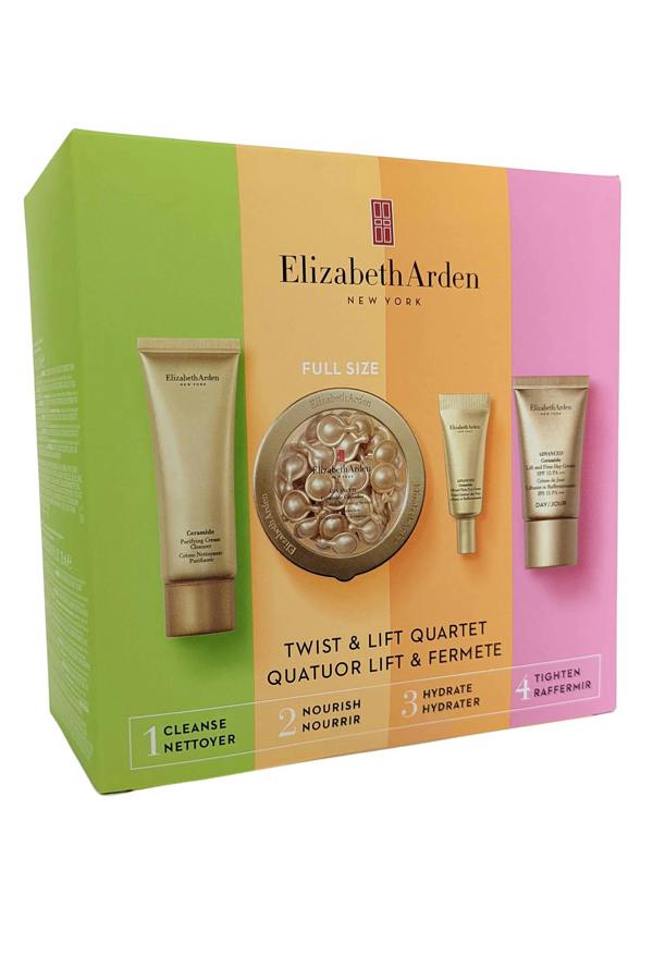 Elizabeth Arden Ceramide Elizabeth Arden Twist and Lift Quartet- Serum Caps x 60 Cleanser, Eye Cream, Day Cream Elizabeth Arden