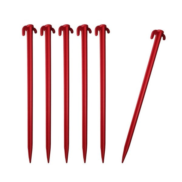 Pack of 6 Extra long  30cm  Plastic Tent Pegs OLPRO